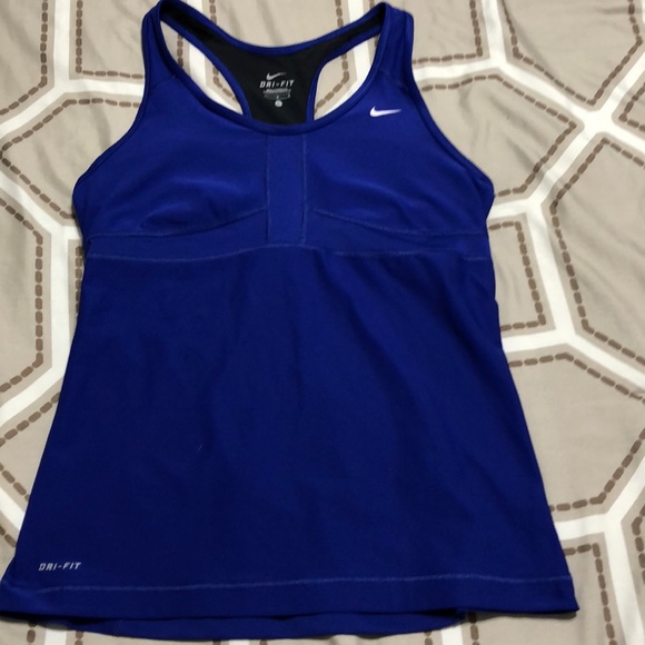 Nike Tops - NIKE DRI-FIT TANK TOP BLUE COLOR SIZE L